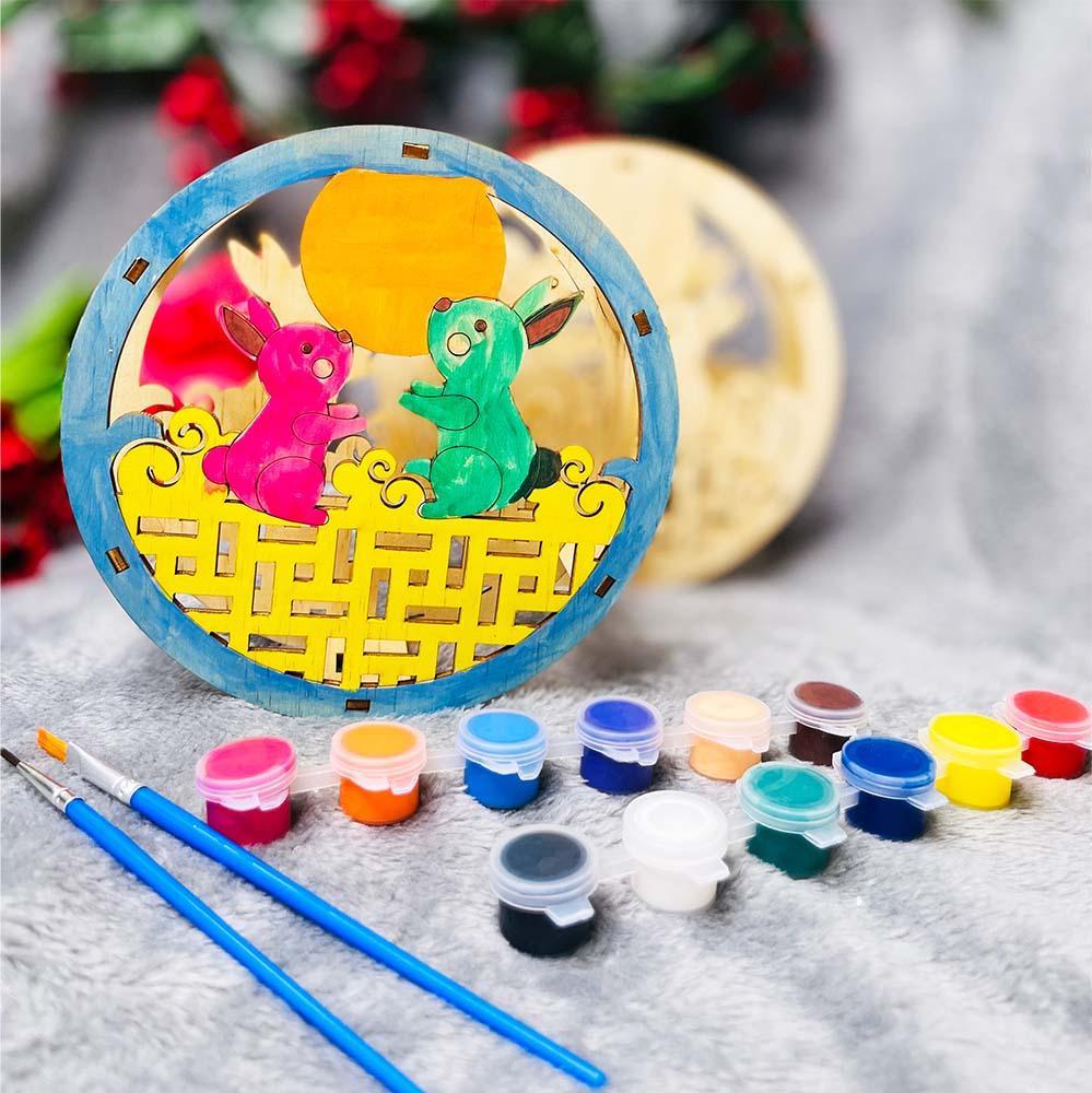 Lồng Đèn Sáng Tạo - Thỏ Ngọc Vui Trăng - Giftbrand GB03
