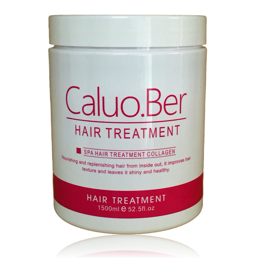 Dầu hấp ủ tóc Caluo.Ber Collagen Hair Spa Treatment siêu phục hồi mềm mượt tóc Pháp 1500ml