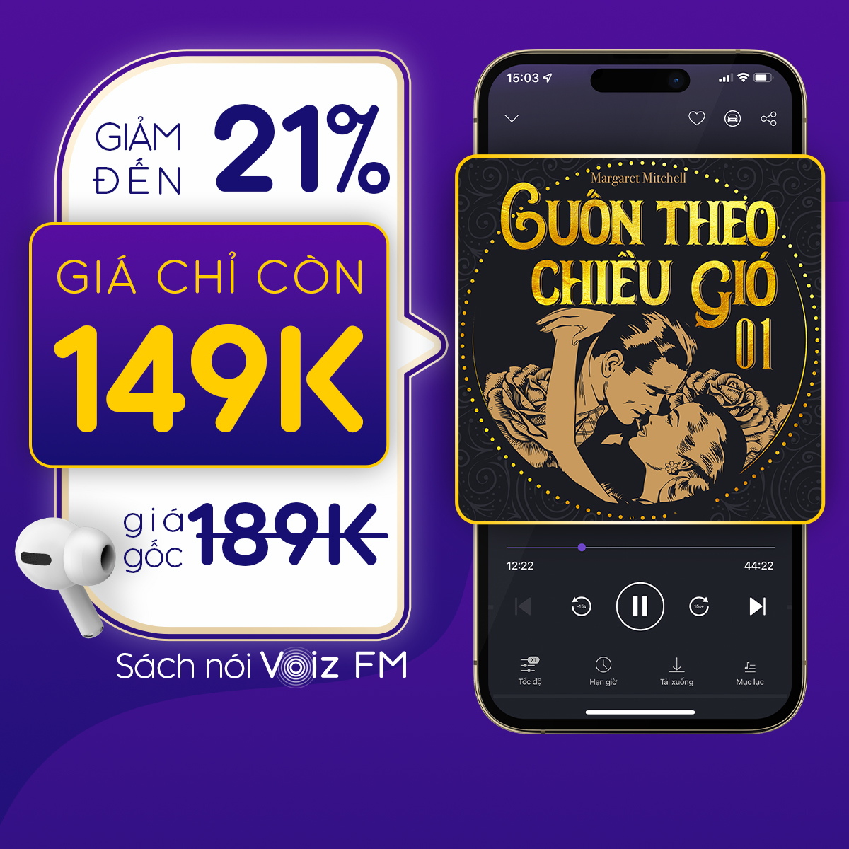 Voiz FM - Voucher nghe Sách Nói