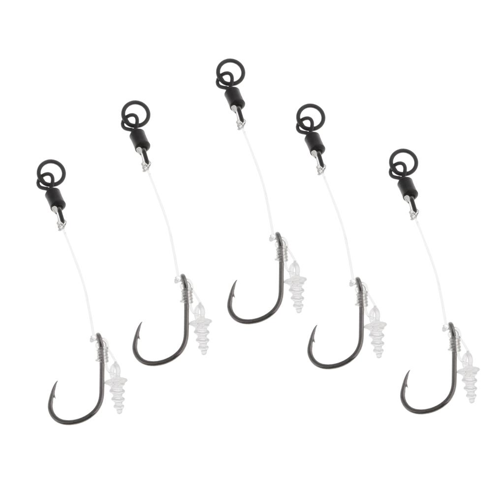 Carp Fishing Ready Tied Chod Rigs Fishing Hook Link Hair Rigs Hook Size 2