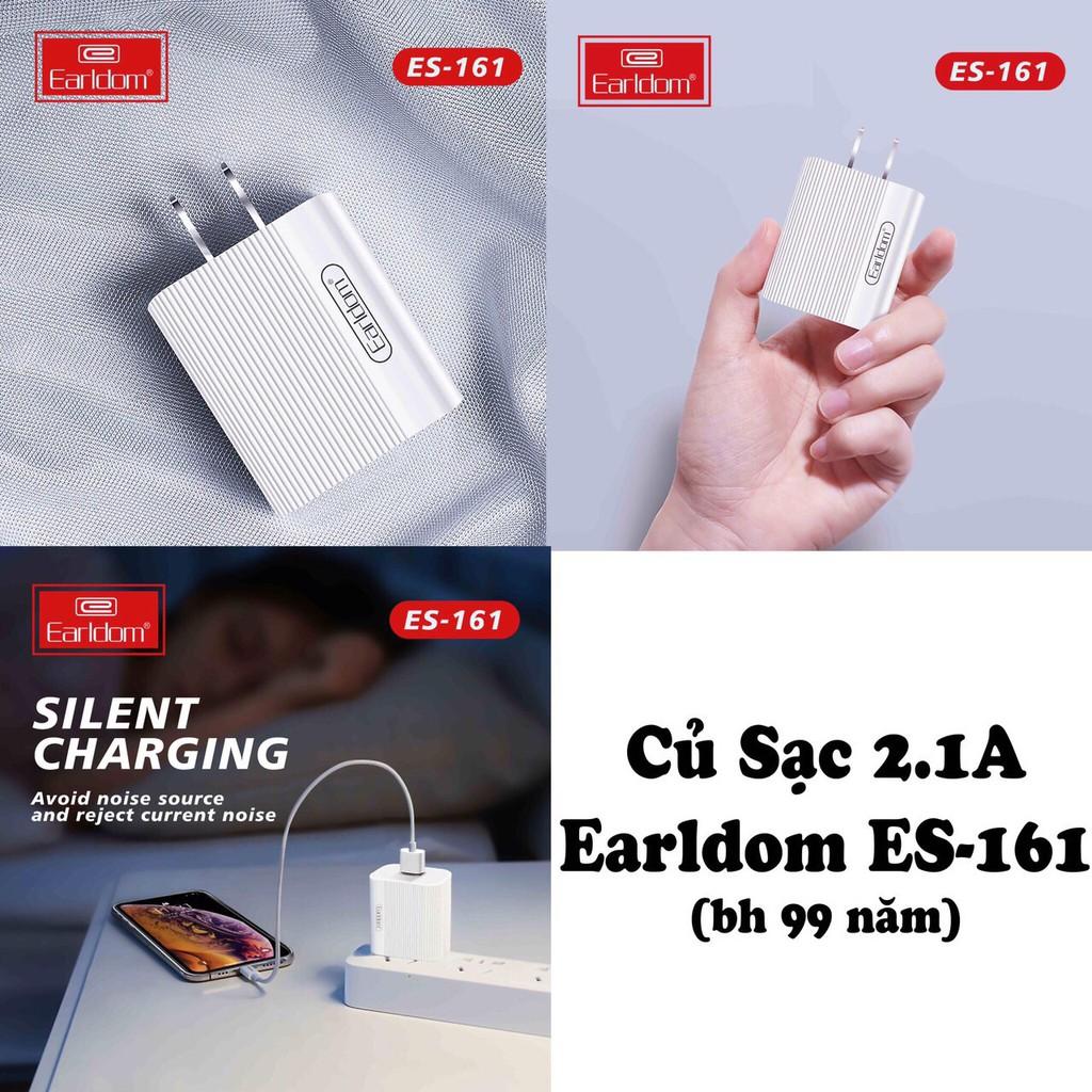 Củ Sạc Nhanh EARLDOM ES161 Chính Hãng - Sạc Tốt Cho Điện Thoại iPad Airpods iPhone Và Pin Dự Phòng