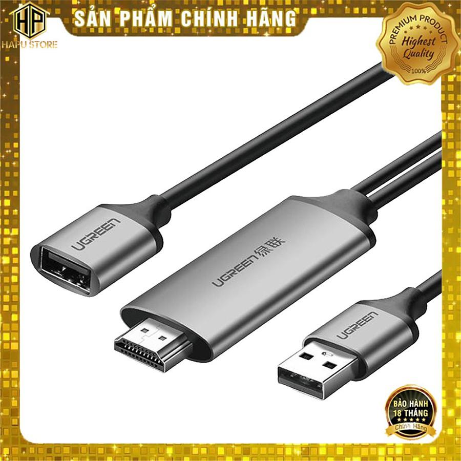 Ugreen 50291 - Kết nối điện thoại, máy tính bảng sang tivi, máy chiếu HDMI chính hãng - Hàng Chính Hãng