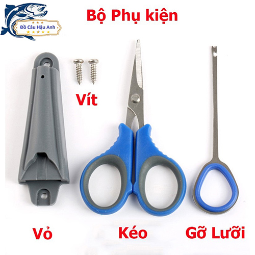 Bộ Phụ Kiện Câu Cá Kéo Cắt Thẻo Gỡ Lưỡi Câu Cá Vô Cùng Tiện Lợi PK35