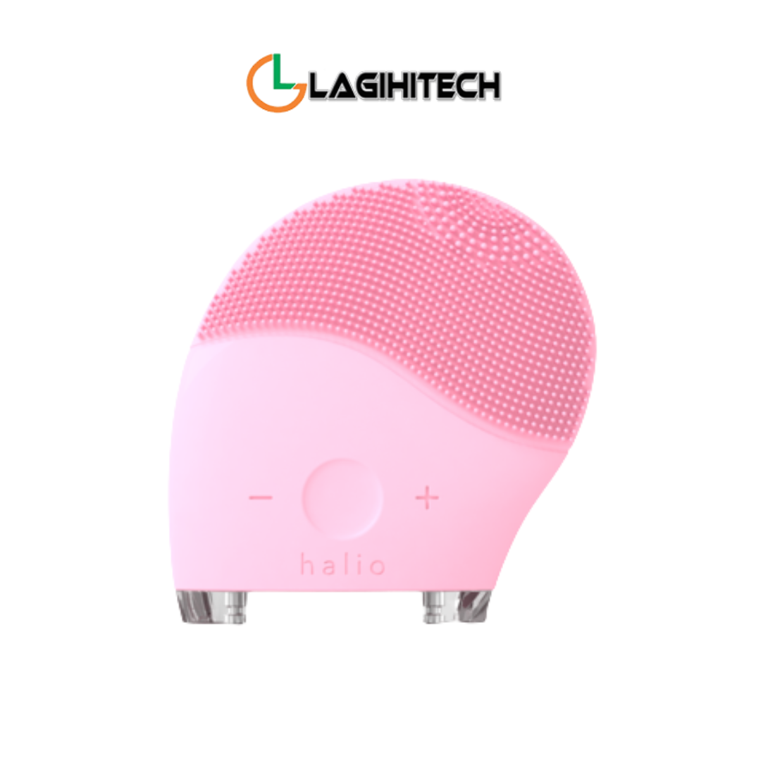 Máy Rửa Mặt Halio Facial Cleansing &Amp; Massaging Device Sóng Âm Dành Cho Mọi Loại Da - Hồng Nhạt