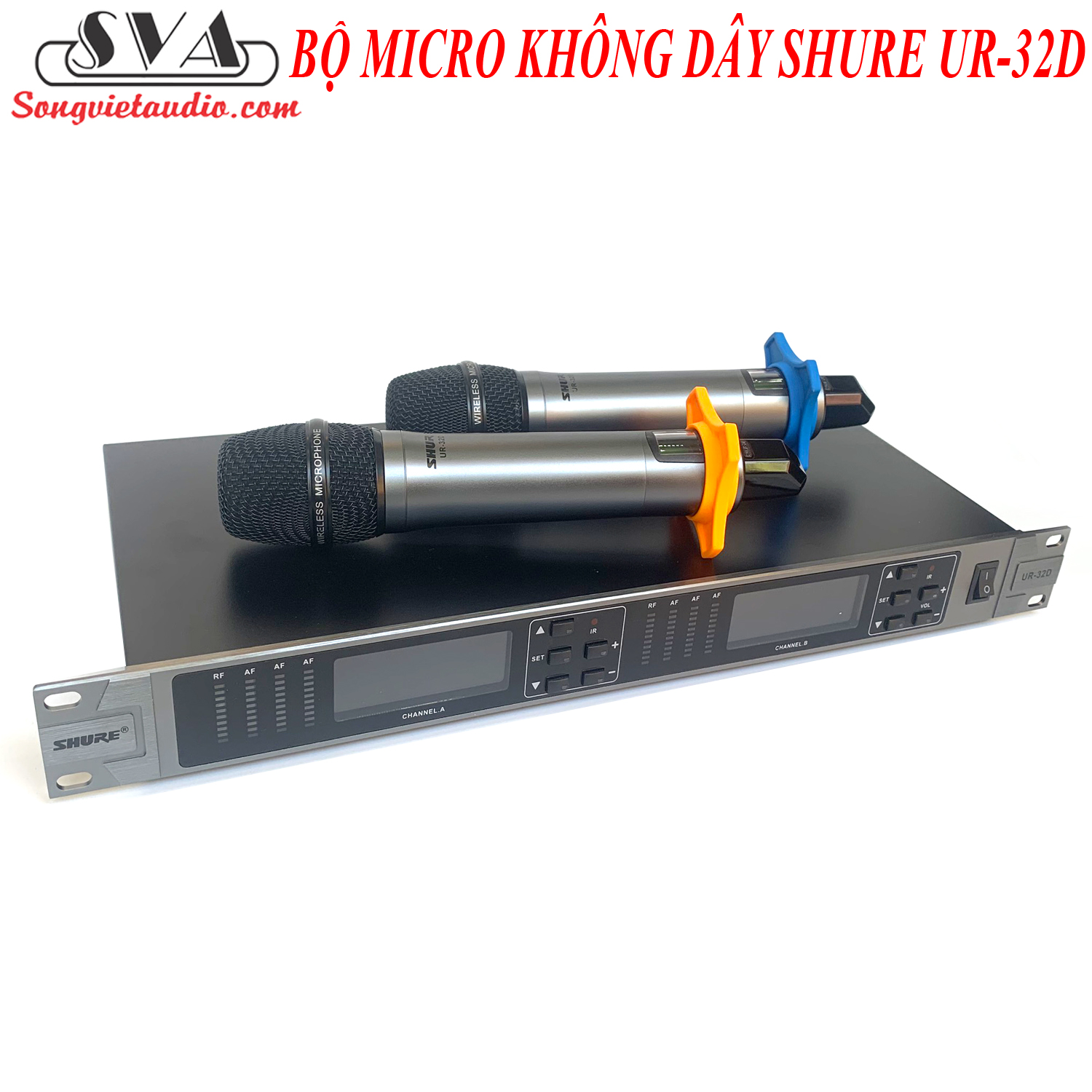 BỘ MICRO KARAOKE KHÔNG DÂY SHURE UR-32D