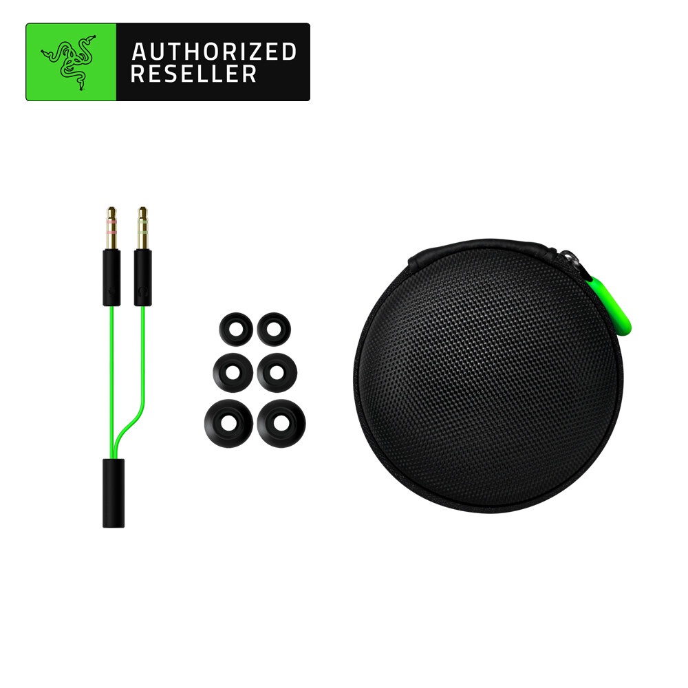 Tai nghe game có dây Razer Hammerhead Pro V2 | Driver 10 mm Màng Neodymium êm tai dây chống rối nhẹ 19.6g - Hàng nhập khẩu