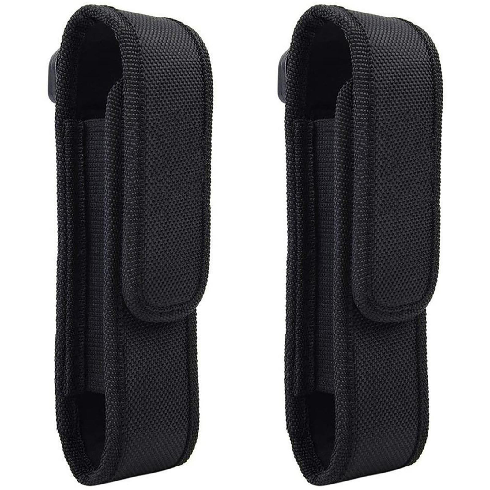 Portable Flashlight Adjustable Nylon Durable Flashlight Protect Case Flashlight Storage Bag for Hiking Walking Cycling Camping
