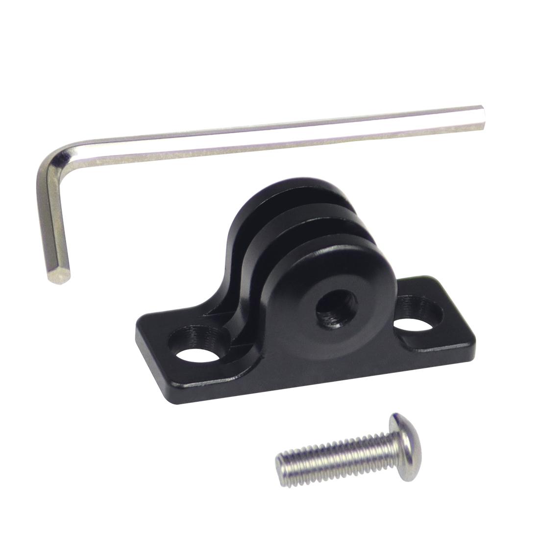 Metal Universal góc thấp góc phẳng Bộ chuyển đổi Base Connector For GoPro HD Hero 10 9 8 7 6 5 SJCAM YI Action Camera