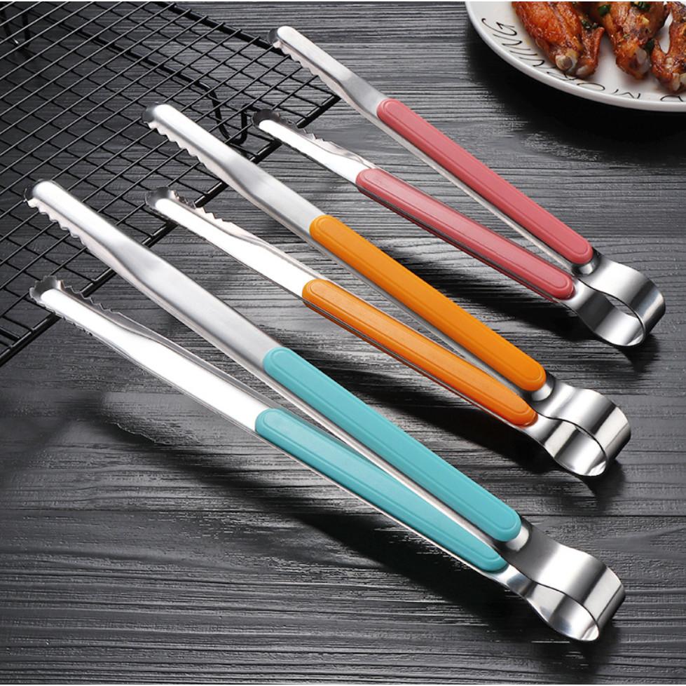 Combo 3 kẹp nướng BBQ tay cầm ABS chống nóng, kẹp nướng thịt, gắp bánh siêu tiện dụng GD144-KepBBQ-3
