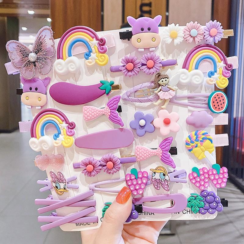 Set Kẹp Tóc 14 Món Nhiều Hình Cute Cho Bé Gái – Dumi Shop