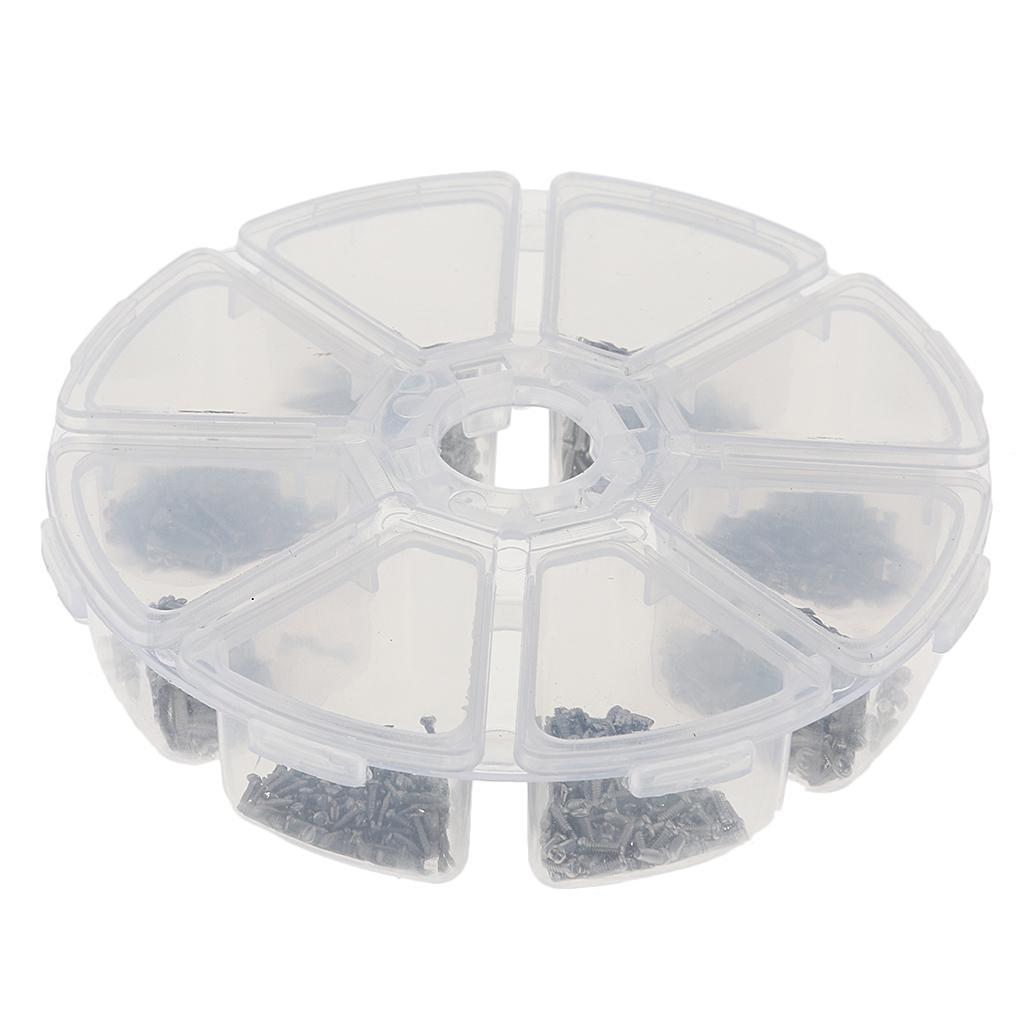 Eyeglass Sunglasses Spectacles Tiny Screws Nut Set Assortment Repair Tool