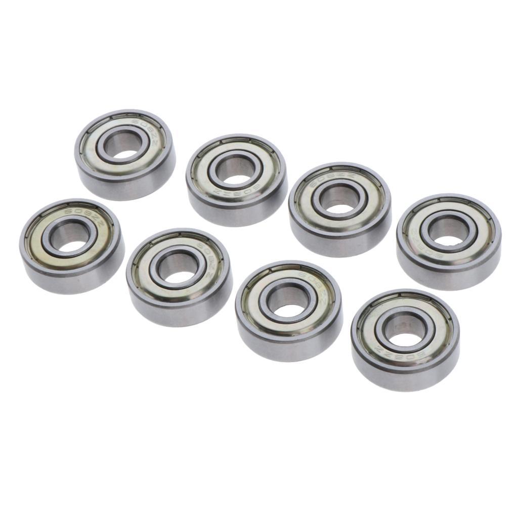 8Pcs Skateboard Bearing Inline Skates Scooter Wheels Rolling Bearings  9