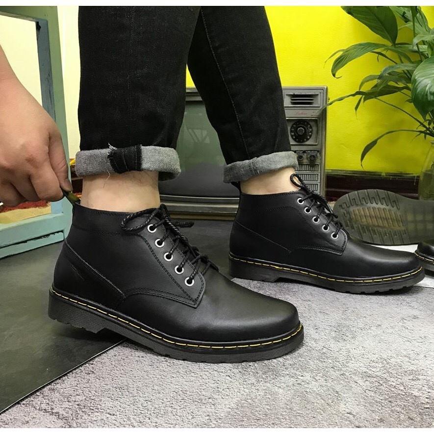 Giày đốc buộc dây cao cổ, combat boot