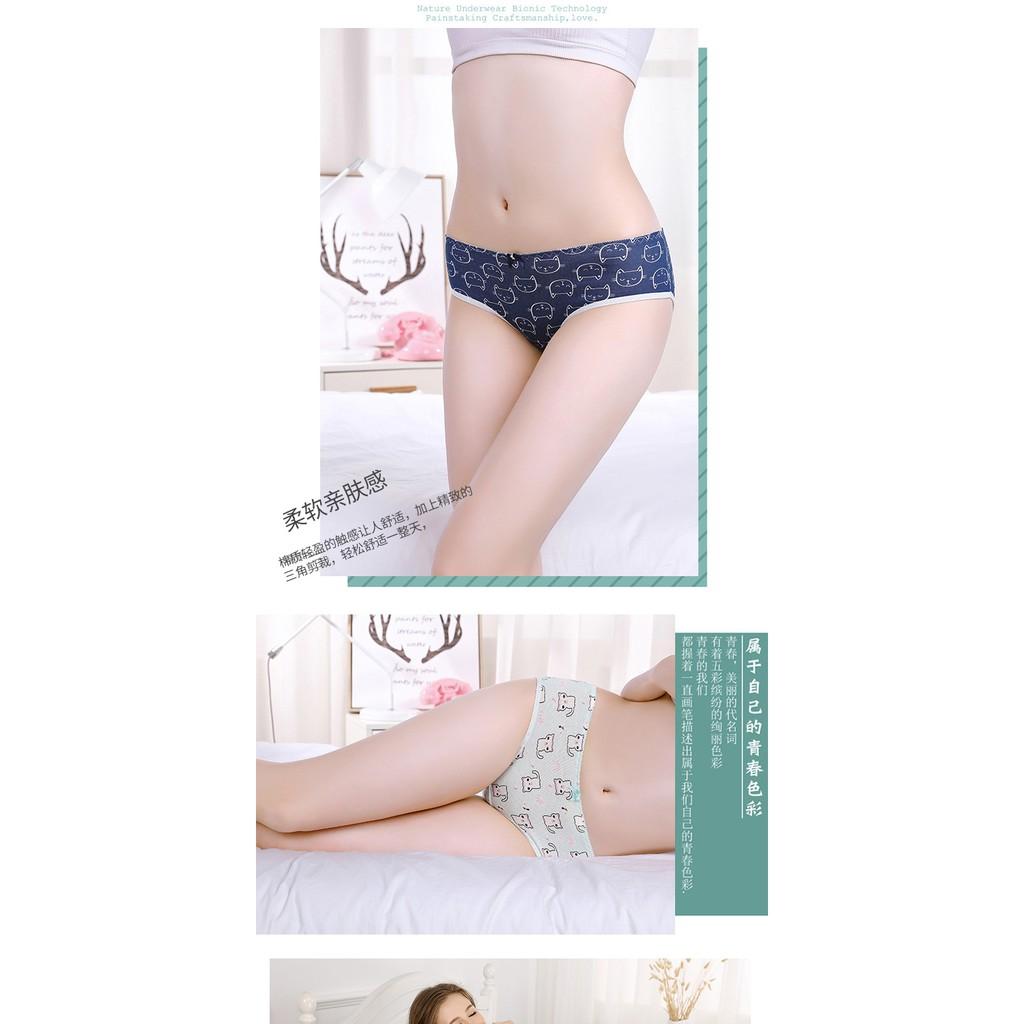 Quần Lót Nữ Cotton Hình Trái Cây Xuất Hàn Hàng Loại Đẹp.