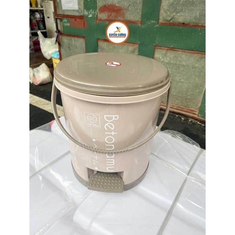 Thùng rác tròn Việt Nhật loại 5lít, 10 lít