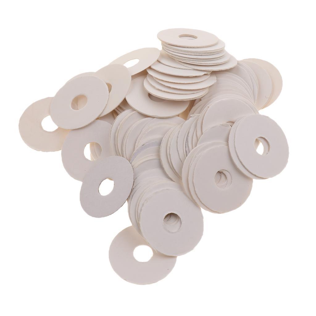 90Pcs Piano Keyboard Balance Front Rail Punchings Dia. 22mm DIY for Pianist