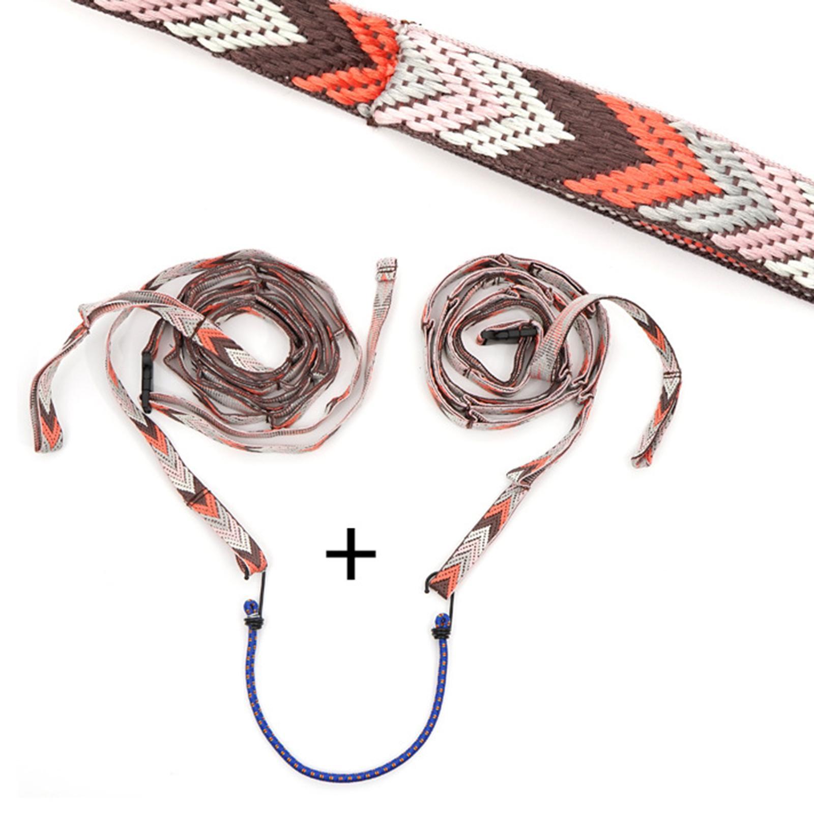 2 Pieces Camping Lanyard Rope Campsite Storage Strap Universal Tent Rope