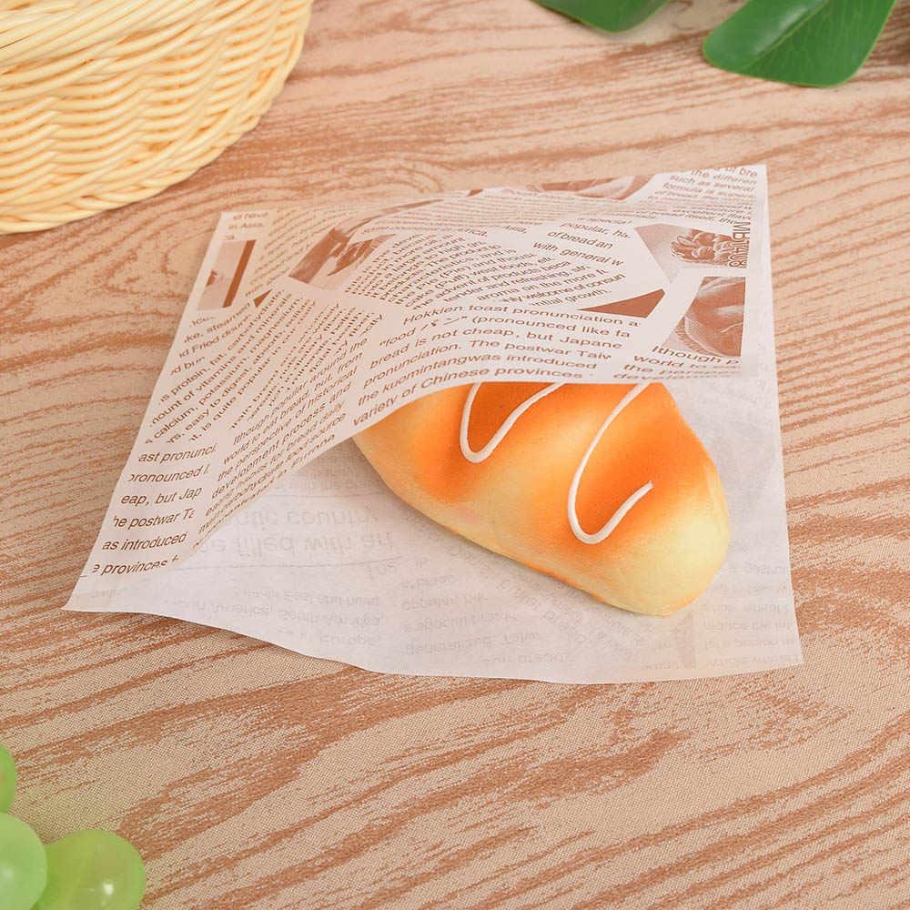 500 Giấy gói Hamburger, Thực Phẩm Không Thấm Mỡ size 15x15 cm