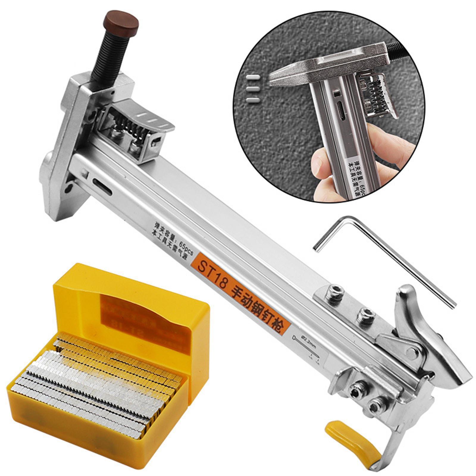 Heavy Duty Staple Gun Manual Stapler Tacker Tool for Upholstery Furniture