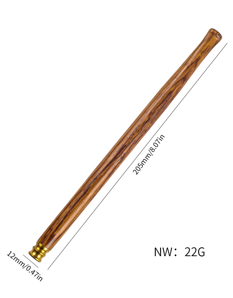 Tẩu thuốc nguyên khối gỗ hương cao cấp dài 20 cm ( giao màu ngẫu nhiên)