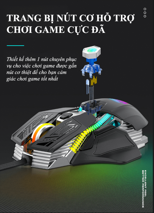 Chuột Cơ Chuyên Game Friwol V5Pro