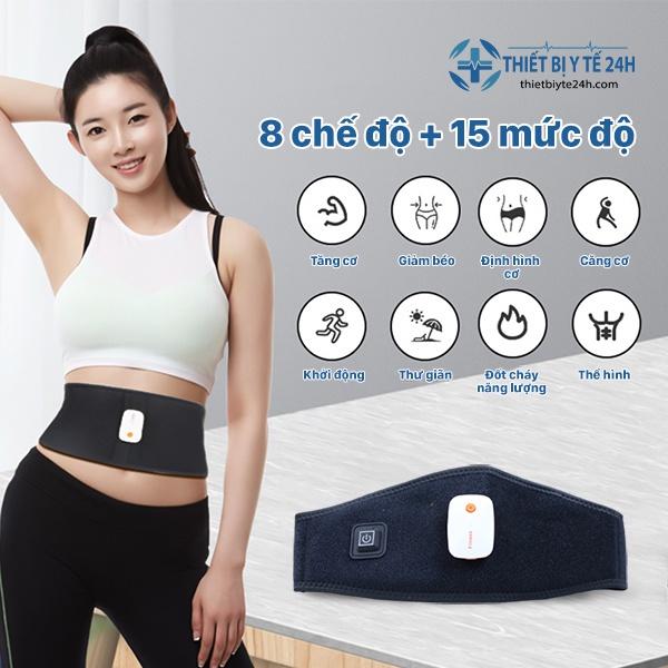 Đai massage lấy lại vóc dáng thon gọn Fitness 1102, Đai Massage Bụng Thông Minh Giúp Chị Em Lấy Lại Vóc Dáng Thon Gọn