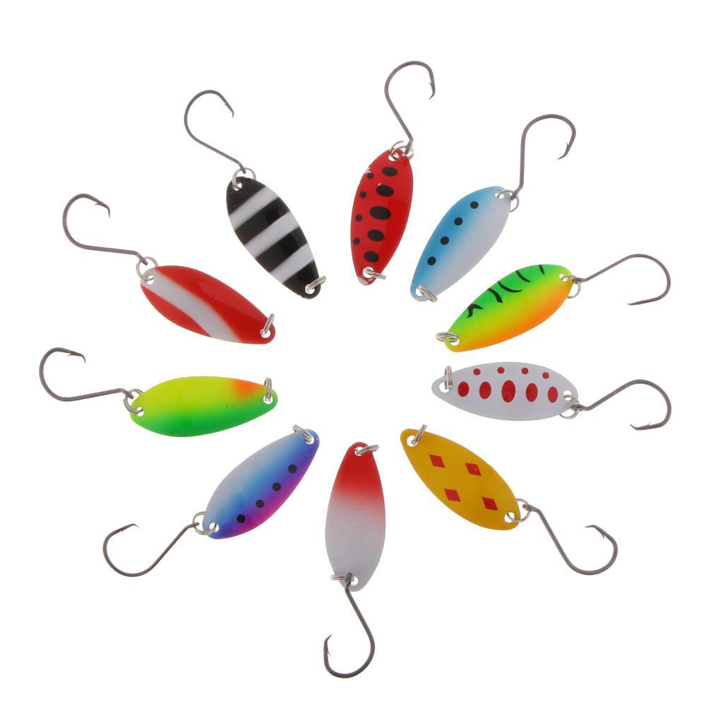 10pcs  Spoon Jigging & Casting Fishing  Baits Saltwater Tackle