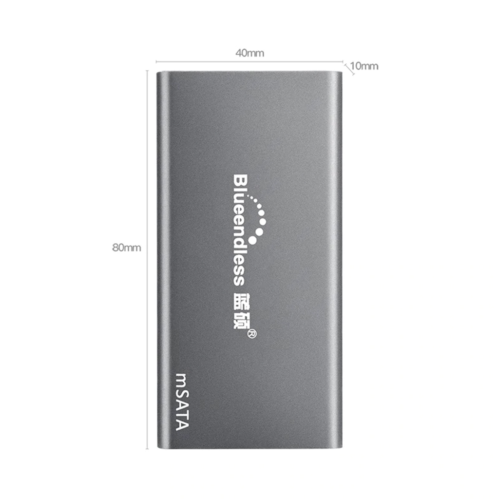 Box SSD MSATA USB-A-C 3.1 Blueendless M3C- 4021-Hàng Nhập Khẩu