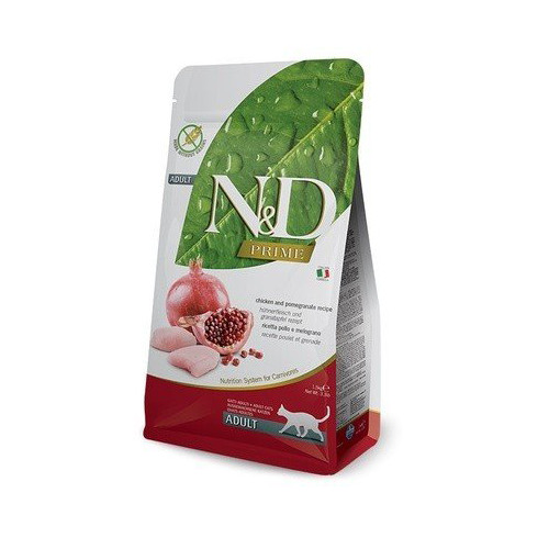 ZIP - Hạt N&D Prime Kitten / Adult, Ocean Herring Farmina cao cấp cho Mèo con, Mèo trưởng thành túi 1kg