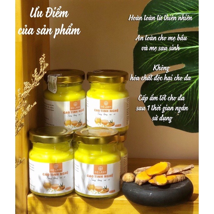 Mặt nạ cao tinh nghệ trắng da mờ thâm nám tàn nhang 75g