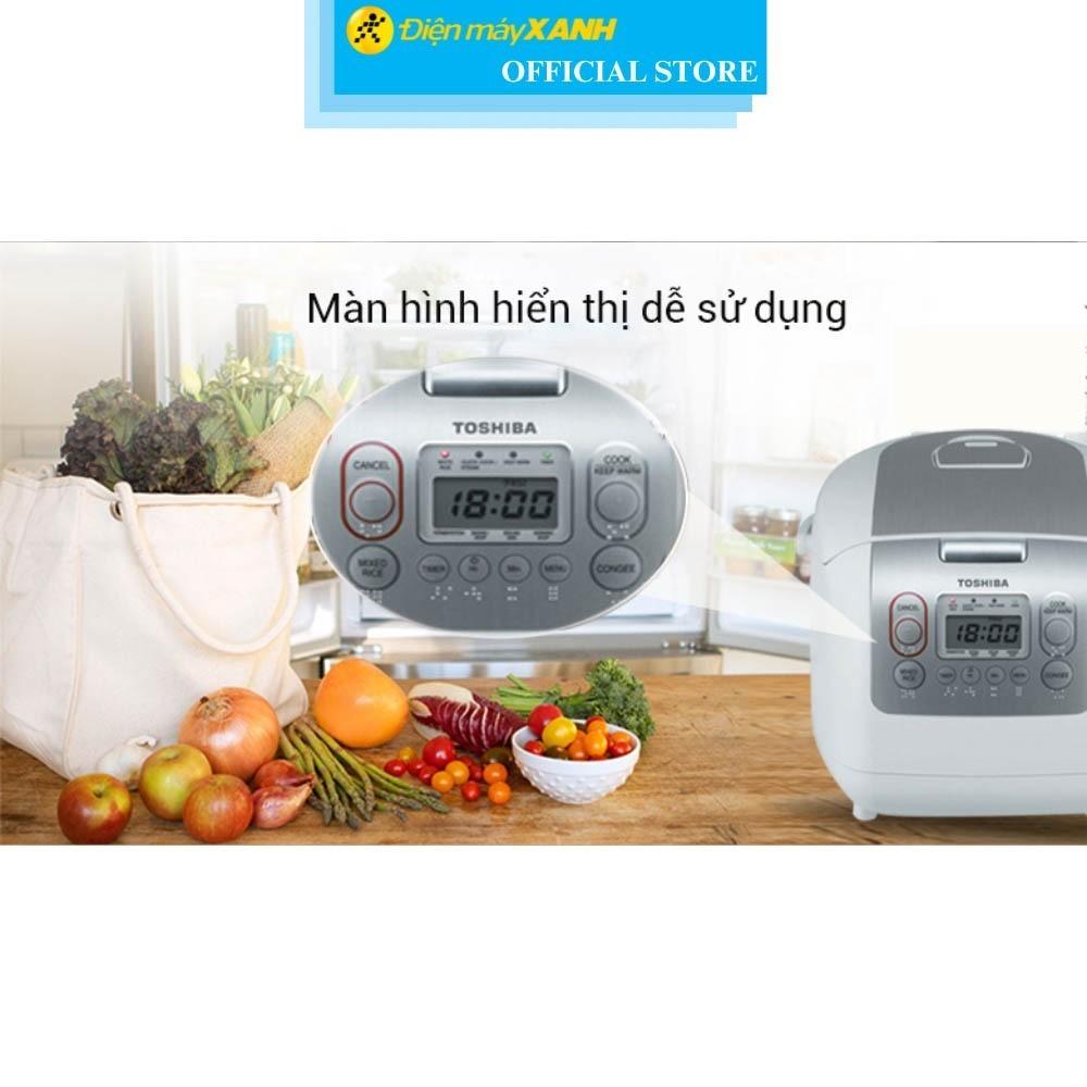 Nồi cơm điện tử Toshiba 1.8 lít RC-18NMFVN(WT) - Hàng chính hãng