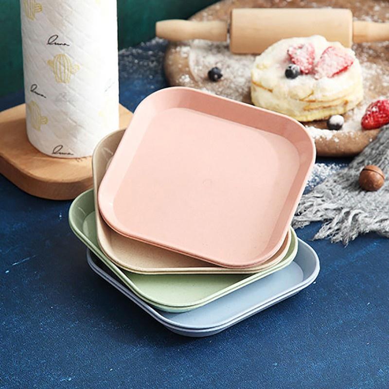 Đĩa Nhựa Lúa Mạch Tone Màu Pastel - Amina