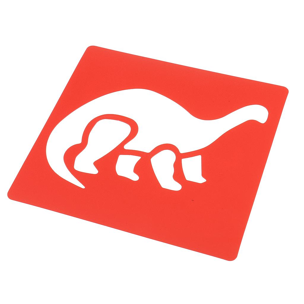 6 Cái/bộ Vẽ Bản Mẫu Stencils Thước Dành Cho Trẻ Em Đồ Trang Trí 14X15 Cm Số 1