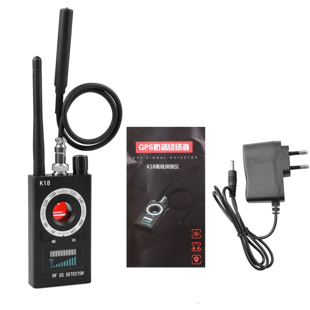ROGTZ  - Thiết bị phát hiện camera theo doi, máy ghi am, nghe len RF Detector K18 - Hàng Chính Hãng