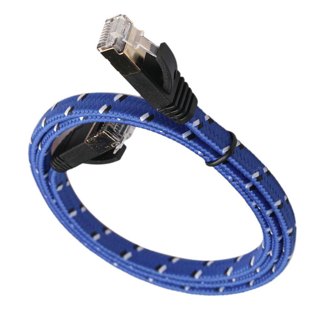 Ethernet Cable,CAT7 LAN Network Cable RJ45 High Speed Patch Cord Gold Plated Lead for Switch/Router/Modem/Patch Panel 1/1.8/3/5/8/10/15/20m