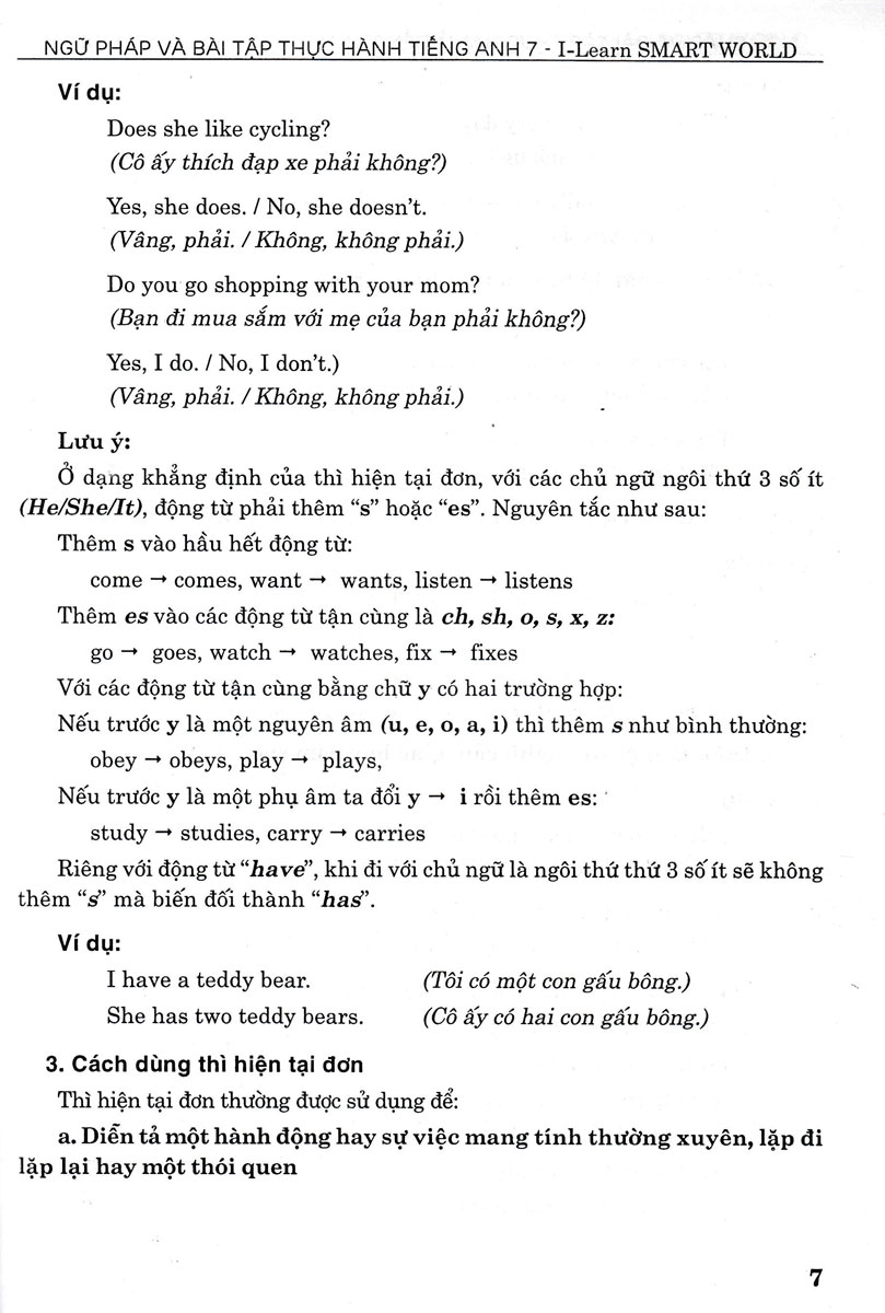 Hình ảnh Ngữ Pháp Và Thực Hành Tiếng Anh 7 (I-Learn Smart World) - Bám Sát SGK Cánh Diều (HA)