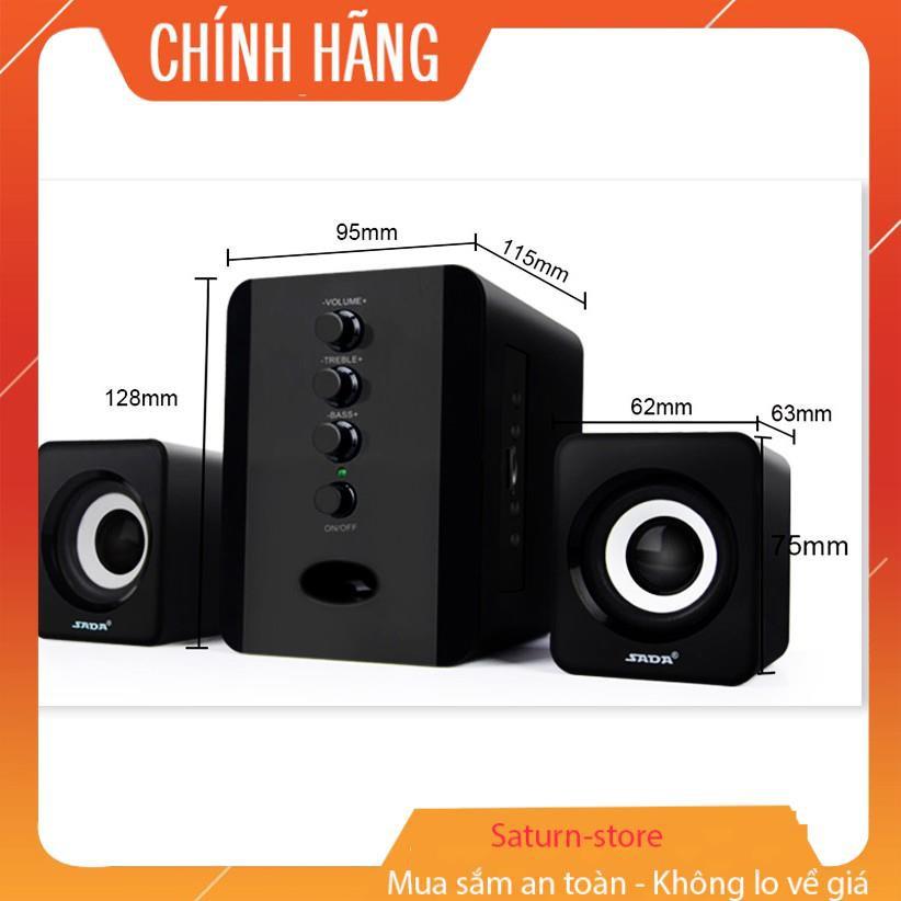 Loa Máy Tính Mini, Chất Lượng Âm Thanh Cực Đỉnh, Thiết Kế Nhỏ Gọn, Siêu Bass, Siêu Trầm, Nghe Cực Êm, Loa Vi Tính SADA G