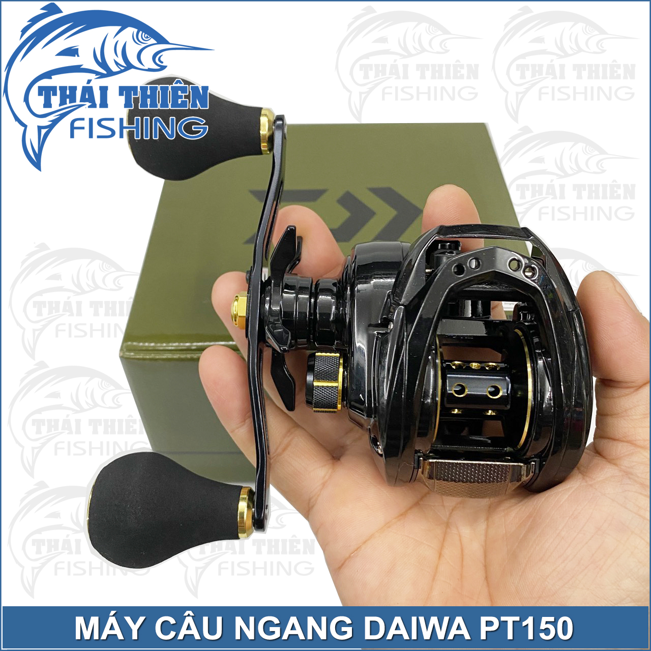 Máy Câu Ngang Daiwa PT 150 Tay Quay Trái, Phải