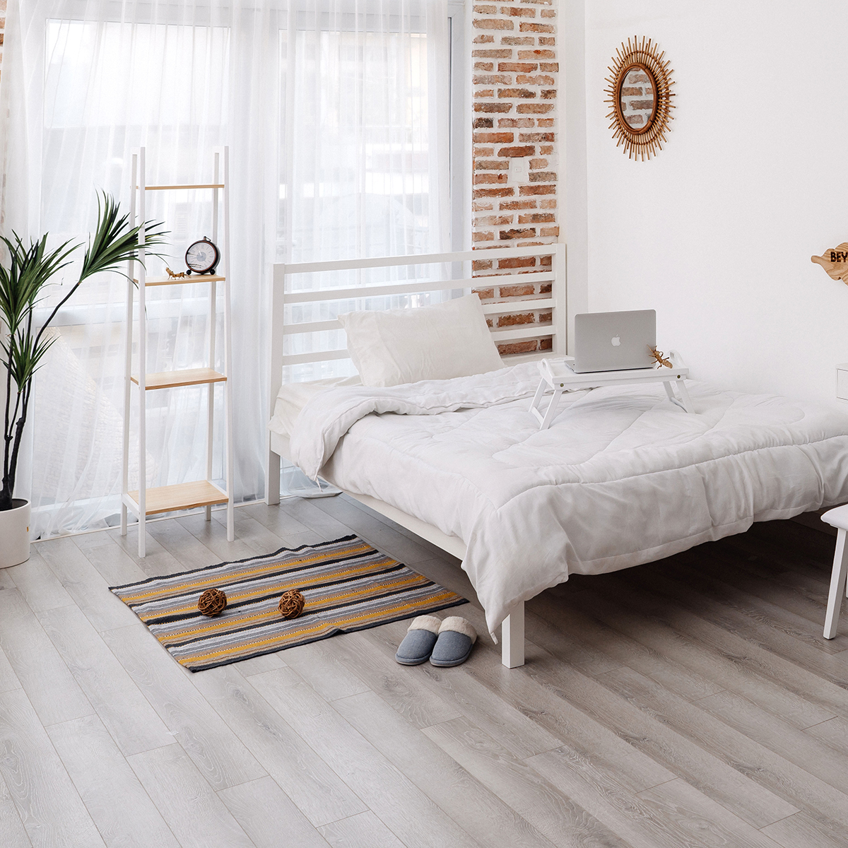 Giường Ngủ Gỗ Nan Simple Bed Nội Thất Kiểu Hàn BEYOURs