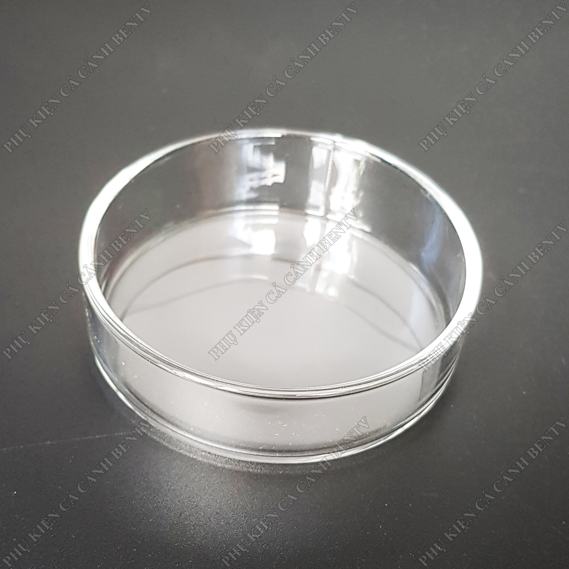 Ống Và Chén Thủy Tinh Đựng Thức Ăn Cho Tép