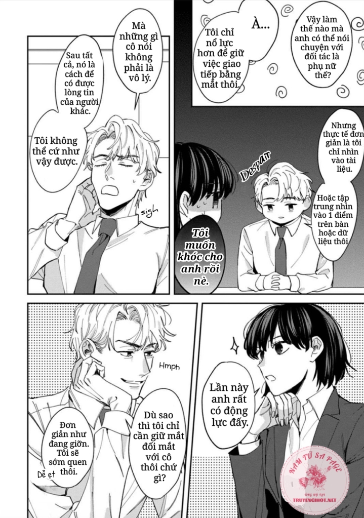 tôi không thể chỉ biết yêu thôi - cấp trên hay soi mói và cấp dưới nghiện mùi chapter 4.1 14