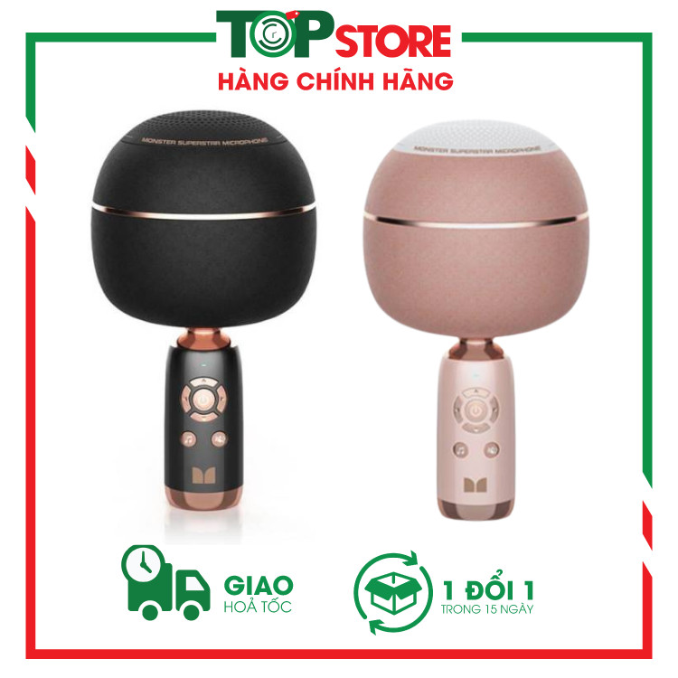 Micro Karaoke Tích Hợp Loa Bluetooth Monster M97 Chính Hãng