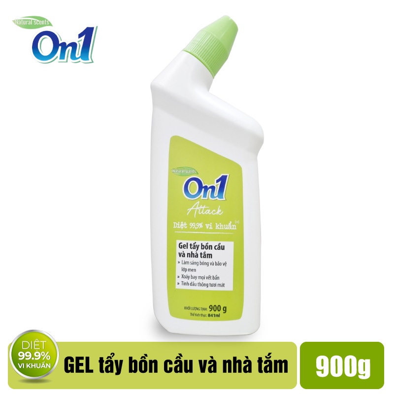 Gel tẩy bồn cầu và nhà tắm On1 Attack 900g N0502