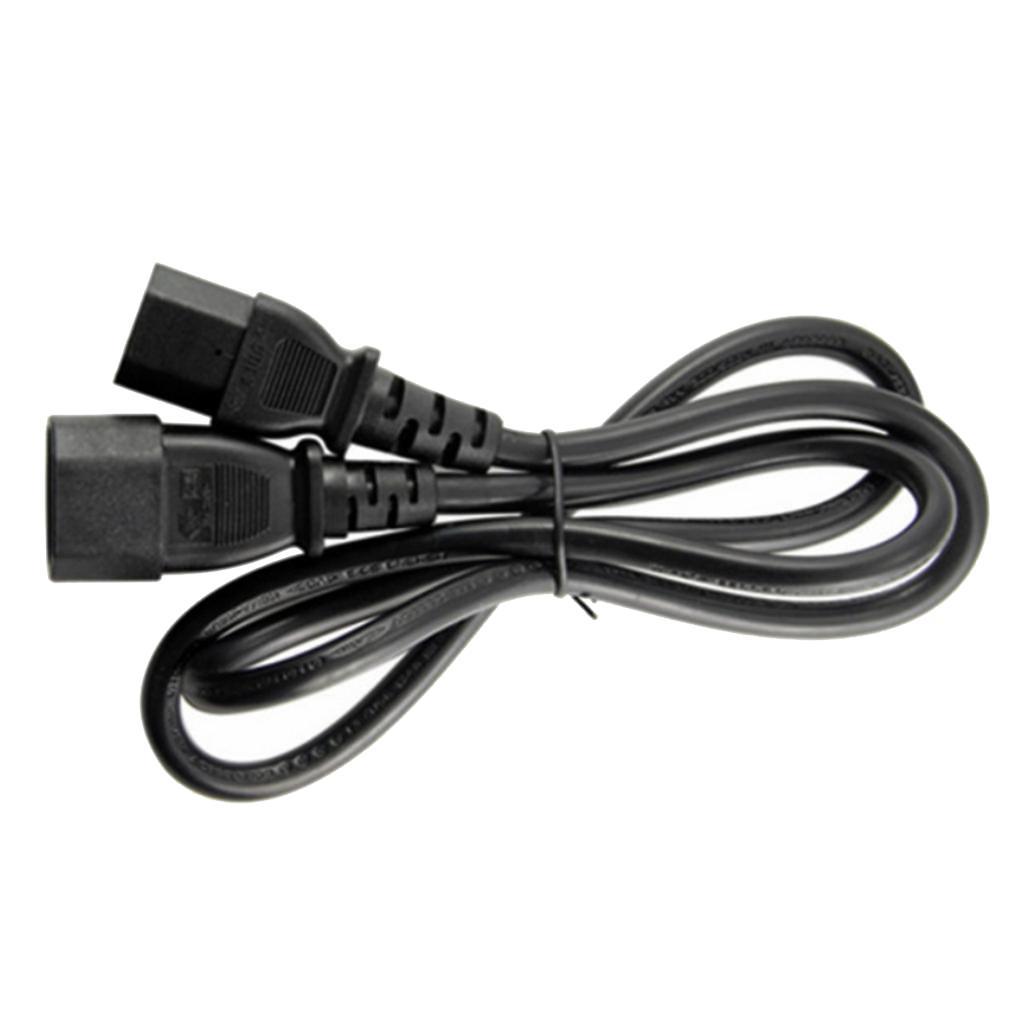 Power Extension Cable IEC 320 C13 Female to C14 Male 2M For PC Computer UPS