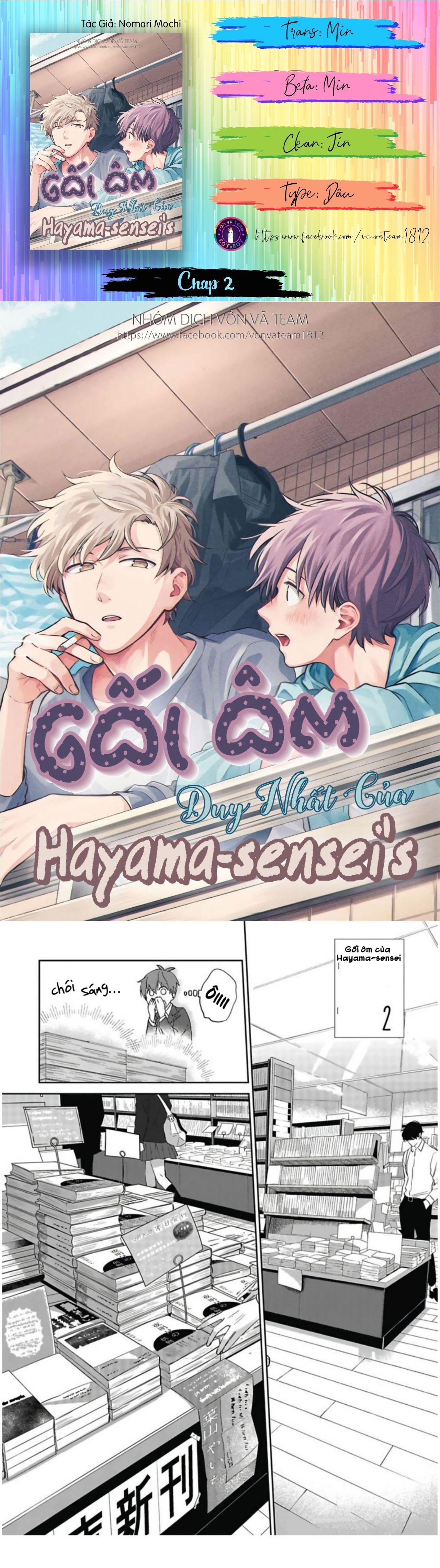 gối ôm duy nhất của hayama-sensei's (end) chapter 2 1