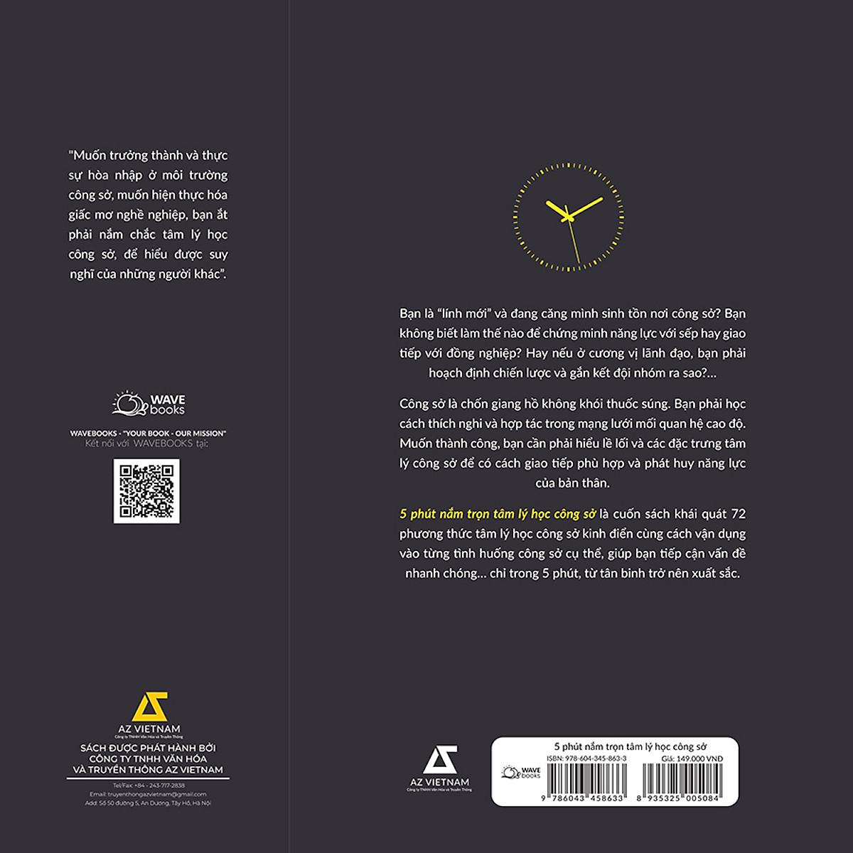 5 Phút Nắm Trọn Tâm Lý Học Công Sở - Bản Quyền