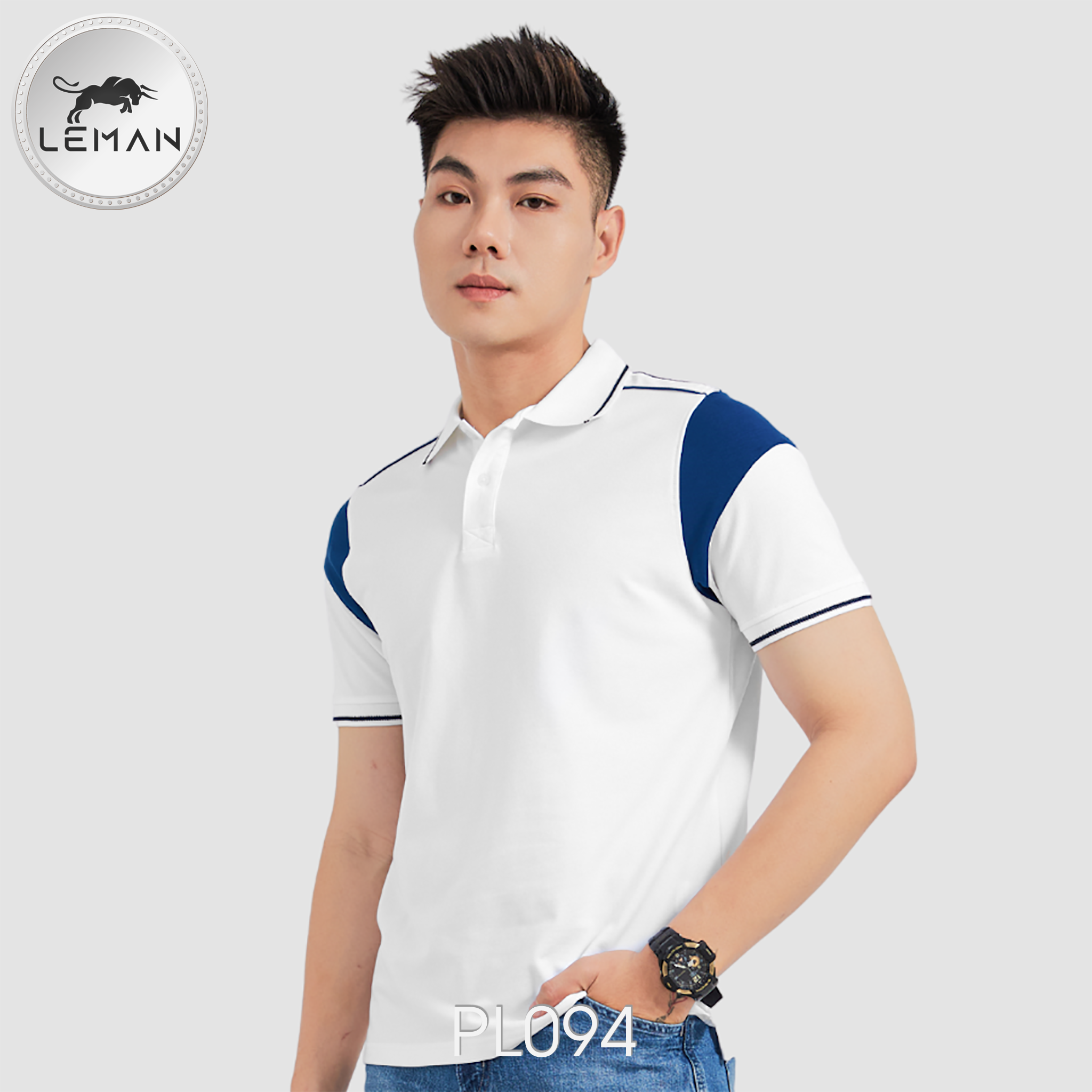 ÁO THUN NAM LEMAN PL094 CAO CẤP