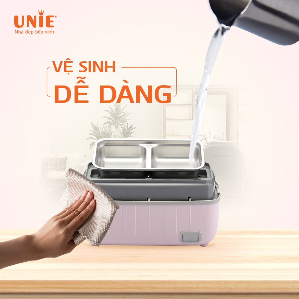 Hộp Đựng Cơm Thực Phẩm Cắm Điện Văn Phòng Cao Cấp UNIE UV-P1, Hàng Chính Hãng