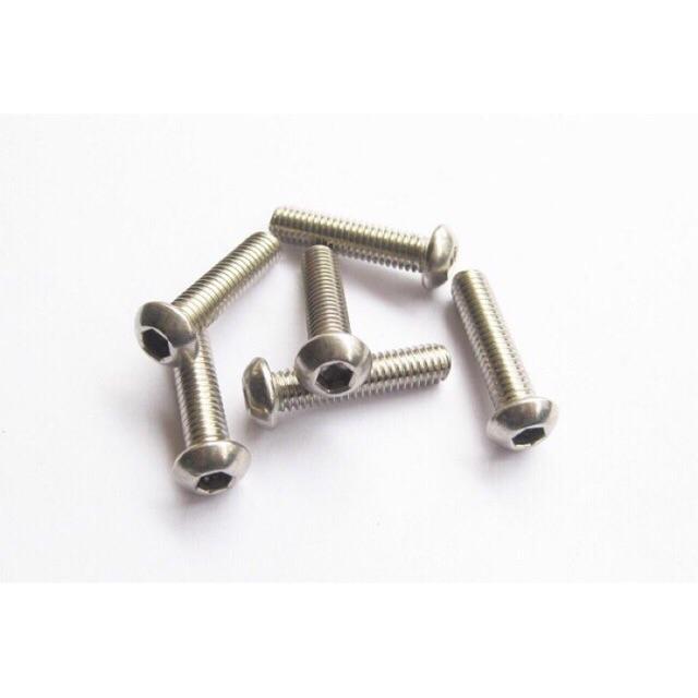 Bộ 5 Bu lông M10/M12 lục giác đầu dù