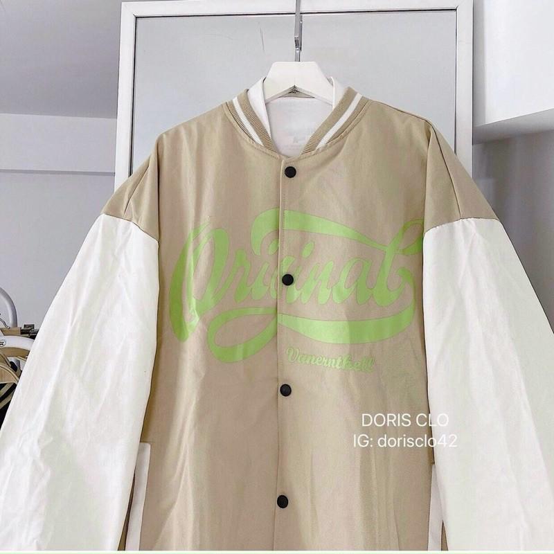 Áo khoác bomber nỉ ulzzang nam nữ